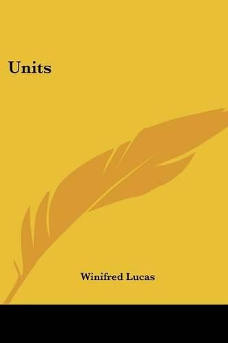 Cover image for Units