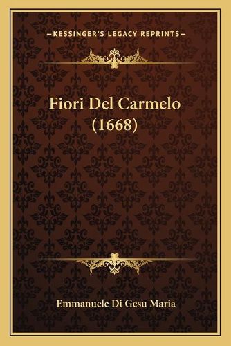 Cover image for Fiori del Carmelo (1668)