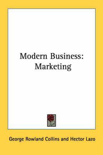 Cover image for Modern Business: Marketing