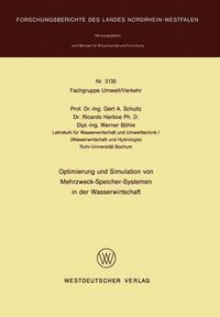 Cover image for Optimierung Und Simulation Von Mehrzweck-Speicher-Systemen in Der Wasserwirtschaft