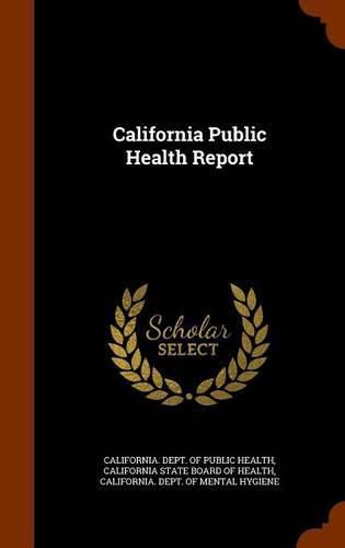 Cover image for California Public Health Report