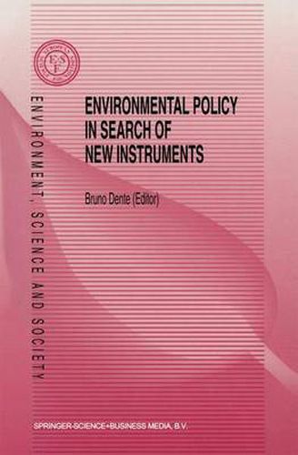 Cover image for Environmental Policy in Search of New Instruments