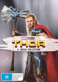 Cover image for Thor / Thor - The Dark World / Thor - Ragnarok / Thor - Love And Thunder | Quadruple Pack