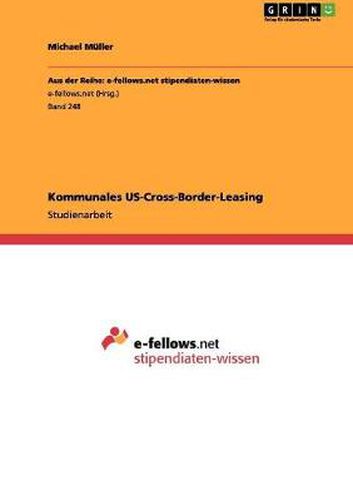 Cover image for Kommunales US-Cross-Border-Leasing