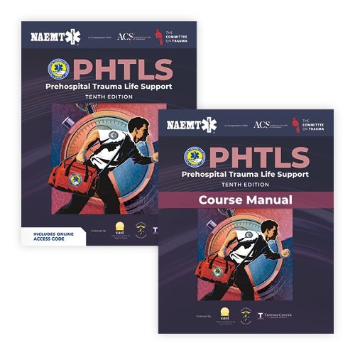 Cover image for PHTLS: Prehospital Trauma Life Support (Print) with Course Manual (Print)