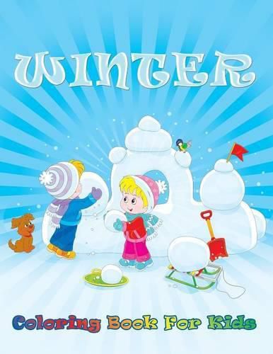 Cover image for Winter Coloring Book For Kids