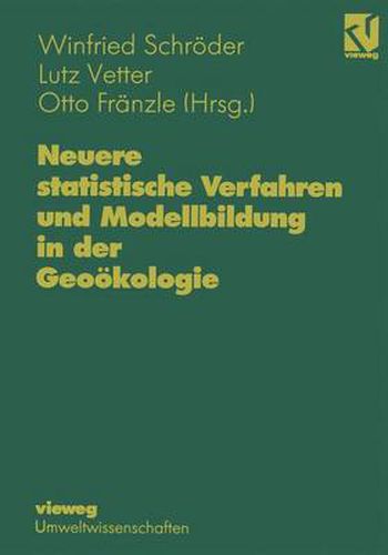 Cover image for Neuere Statistische Verfahren und Modellbildung in der Geookologie