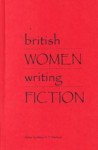 Cover image for British Women Writing Fiction