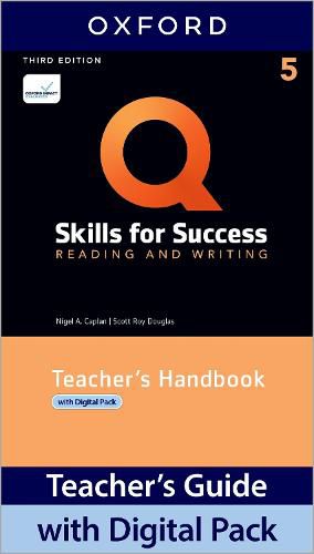 Cover image for Q: Skills for Success: Level 5: Reading and Writing Teacher's Handbook with Teacher's Access Card