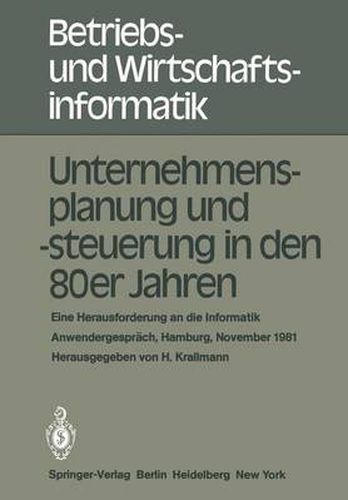 Cover image for Unternehmensplanung und -steuerung in Den 80er Jahren