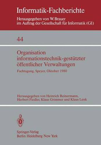 Cover image for Organisation Informationstechnik-gestutzter Offentlicher Verwaltungen