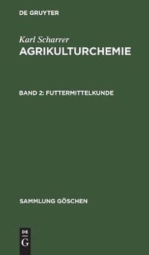 Cover image for Futtermittelkunde