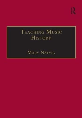Cover image for Teaching Music History