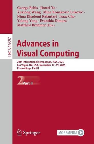 Cover image for Advances in Visual Computing