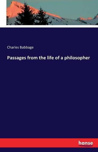 Passages from the life of a philosopher