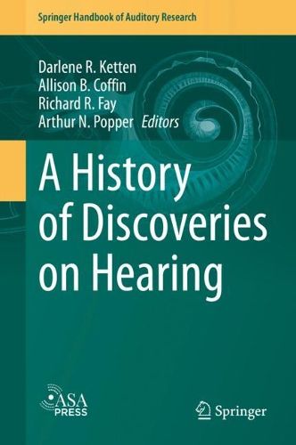 Cover image for A History of Discoveries on Hearing