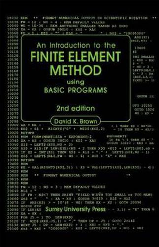 Cover image for Introduction to the Finite Element Method using BASIC Programs