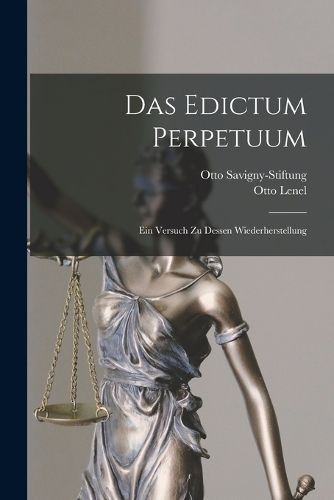 Cover image for Das Edictum Perpetuum