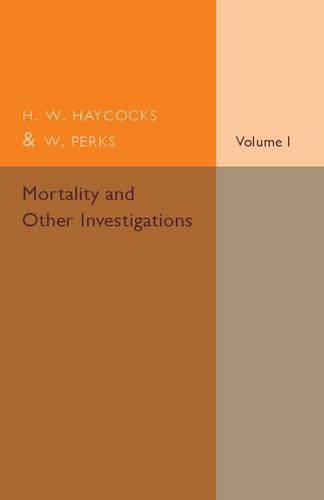 Cover image for Mortality and Other Investigations