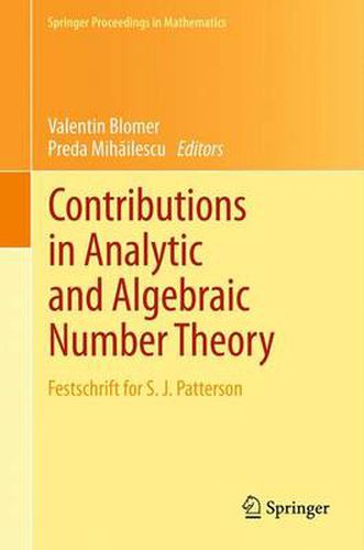 Cover image for Contributions in Analytic and Algebraic Number Theory: Festschrift for S. J. Patterson