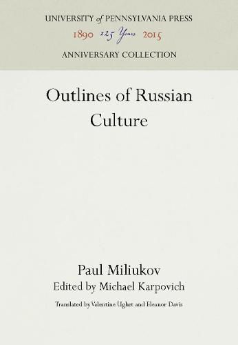 Cover image for Outlines of Russian Culture