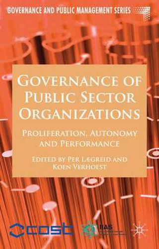 Cover image for Governance of Public Sector Organizations: Proliferation, Autonomy and Performance