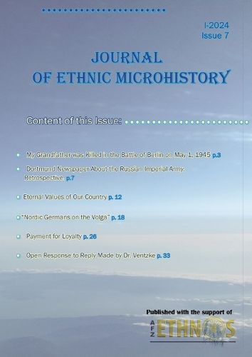 Cover image for Journal of Ethnic Microhistory