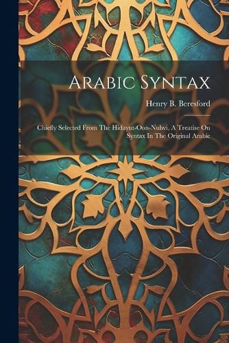 Cover image for Arabic Syntax