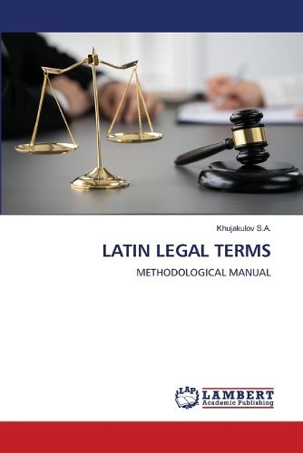 Cover image for Latin Legal Terms