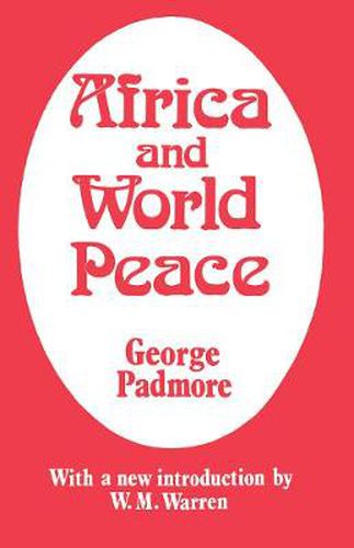 Cover image for Africa and World Peace