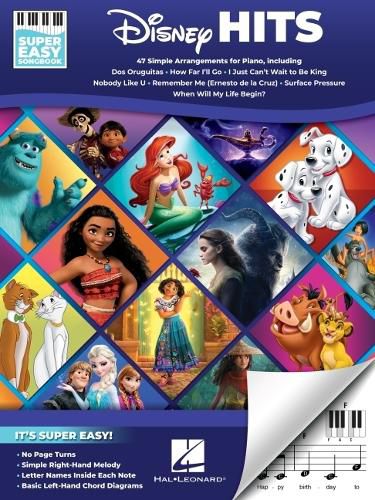 Cover image for Disney Hits - Super Easy Songbook