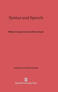 Cover image for Syntax and Speech