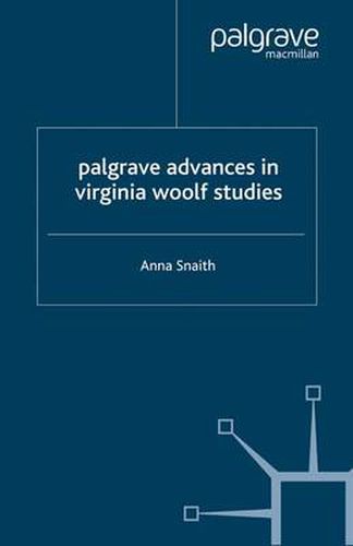 Cover image for Palgrave Advances in Virginia Woolf Studies