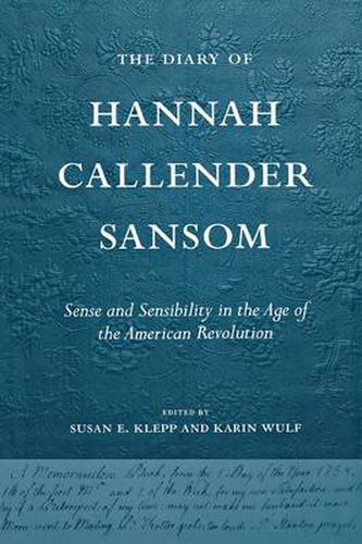 Cover image for The Diary of Hannah Callender Sansom