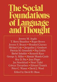 Cover image for The Social Foundations of Language and Thought