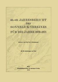 Cover image for 68.-69. Jahresbericht Des Sonnblick-Vereines Fur Die Jahre 1970-1971