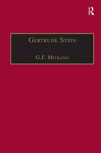 Cover image for Gertrude Stein: Woman without Qualities