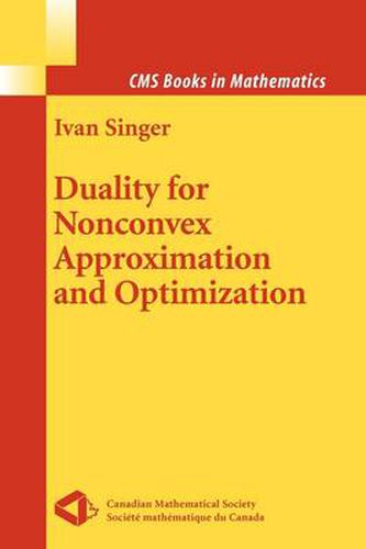 Cover image for Duality for Nonconvex Approximation and Optimization