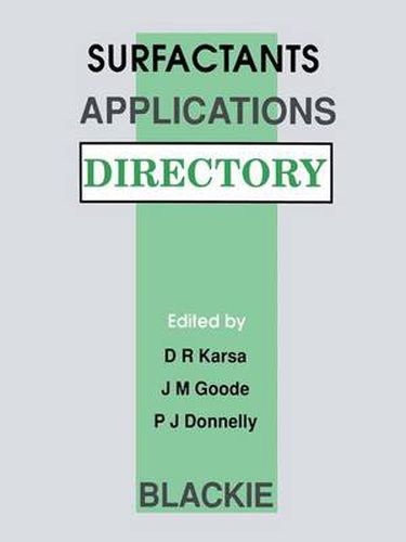 Cover image for Surfactants Applications Directory