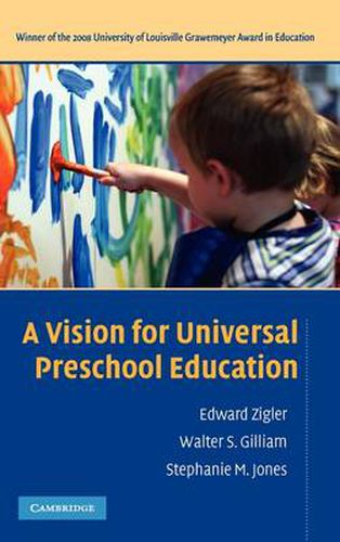 Cover image for A Vision for Universal Preschool Education