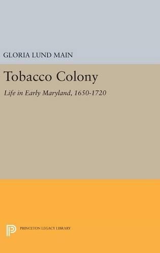 Cover image for Tobacco Colony: Life in Early Maryland, 1650-1720