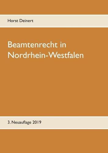 Cover image for Beamtenrecht in Nordrhein-Westfalen: Neuauflage 2019