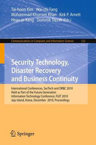 Cover image for Security Technology, Disaster Recovery and Business Continuity