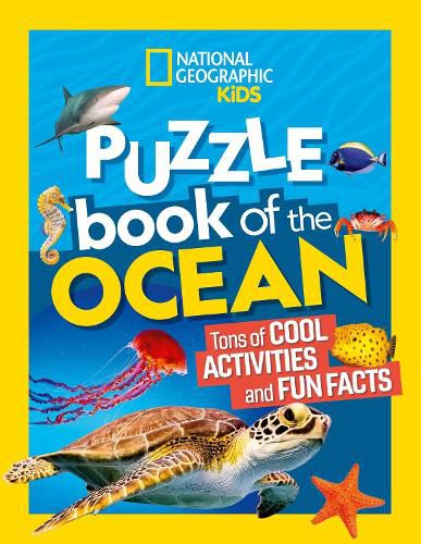 Cover image for National Geographic Kids Puzzle Book of the Ocean