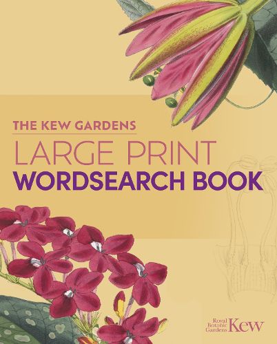 Cover image for The Kew Gardens Large Print Wordsearch Book
