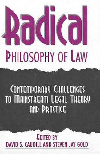 Cover image for Radical Philosophy of Law