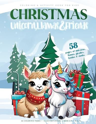 Cover image for Christmas Unicorn, Llama & Friends