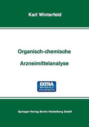 Cover image for Organisch-Chemische Arzneimittelanalyse