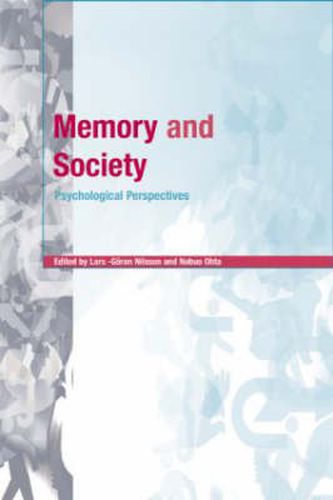 Cover image for Memory and Society: Psychological Perspectives