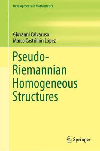 Cover image for Pseudo-Riemannian Homogeneous Structures